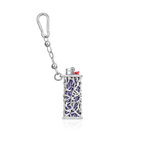 Hip Hop Rappers Jewelry 925 Sterling Silver VVS Marquise Cut Moissanite Diamond Iced Out Dripscale Lighter Case for Men Women