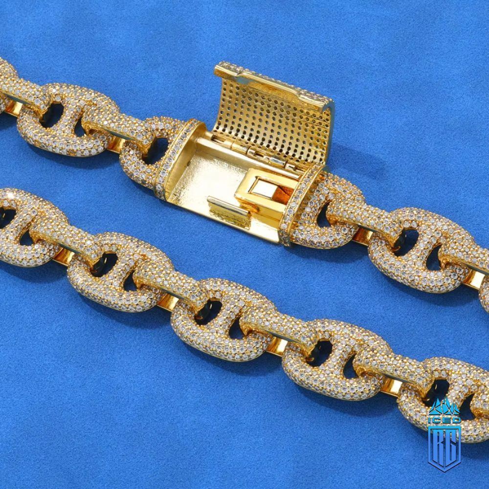 Dây chuyền 16MM CZ Miami Cuban Link Chain Bling Iced Out The Pig Nose Cuban Link LT-CZ-10009