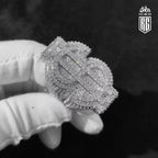 Nhẫn Hip Hop Đô la. Full Ice Out Zircon Money Big $ 18k Gold Plated Ring For Women Men. NX-CZ-10001