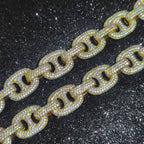 Dây chuyền 16MM CZ Miami Cuban Link Chain Bling Iced Out The Pig Nose Cuban Link LT-CZ-10009