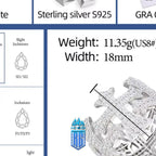 NHẪN KING. Crown Cross Ring 925 Sterling Silver Moissanite. NX-CZ-10002