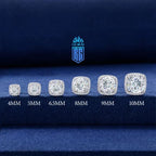 Bông tai 0.3-4CT D VVS1 Moissanite Stud Earrings 925 Sterling Silver Sparkling BT-CZ-10003