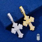 Mặt Dây chuyền Đá Moissanite D VVS1. 925 Sterling Silver Cross Pendant. MDC-CZ-10002