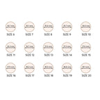 Nhẫn chữ M. Brilliant Rectangle M Initial Letter Ring For Unisex jewelry. NX-CZ-10005