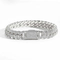 Lắc tay 2-6 hàng đá CZ, Full Diamond CZ, Bubble Cuban Bracelet Iced Out Hip Hop - LT-CZ-10002