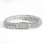 Lắc tay 2-6 hàng đá CZ, Full Diamond CZ, Bubble Cuban Bracelet Iced Out Hip Hop - LT-CZ-10002