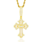 Mặt Dây chuyền Đá Moissanite D VVS1. 925 Sterling Silver Cross Pendant. MDC-CZ-10002