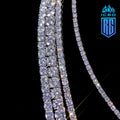 Moissanite Tennis Chain Necklace 925 Silver Iced Out VVS Pass Diamond Tester 2/3/4/5mm DC-MS-10003