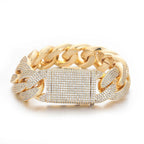 Lắc tay 2-6 hàng đá CZ, Full Diamond CZ, Bubble Cuban Bracelet Iced Out Hip Hop - LT-CZ-10002