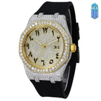 Hip Hop Men Watch Jewelry Square Bezel VVS Moissanite Iced Out DH-MS-10002