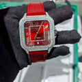 Đồng Hồ Kim Cương đá VVS Moissanite. Diamond Watches Full Iced Out. Passed Tester. DH-MS-10001