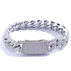 Lắc tay 2-6 hàng đá CZ, Full Diamond CZ, Bubble Cuban Bracelet Iced Out Hip Hop - LT-CZ-10002