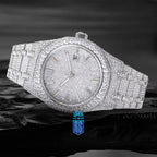 Hip Hop Jewelry Watch For Men Moissanite Iced Out Mechanical Watch 9015 Movement,DH-MS-10003