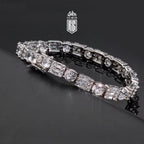 Lắc tay 6.5mm Tennis Chain Bracelet Round Mix Cut Cubic Zirconia Iced LT-CZ-10003