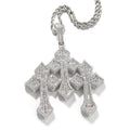 Mặt dây chuyền 3 Crosss CZ Stone Bling Ice Out Triple Cross Pendants Necklace. MDC-CZ-10006