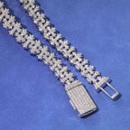 Dây chuyền Thánh Giá. Iced Out Brass Full CZ Micro Paved Cross Chain . DC-CZ-10003