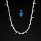 Dây chuyền 5mm Black Panther Tennis Necklace Men. DC-CZ-10006
