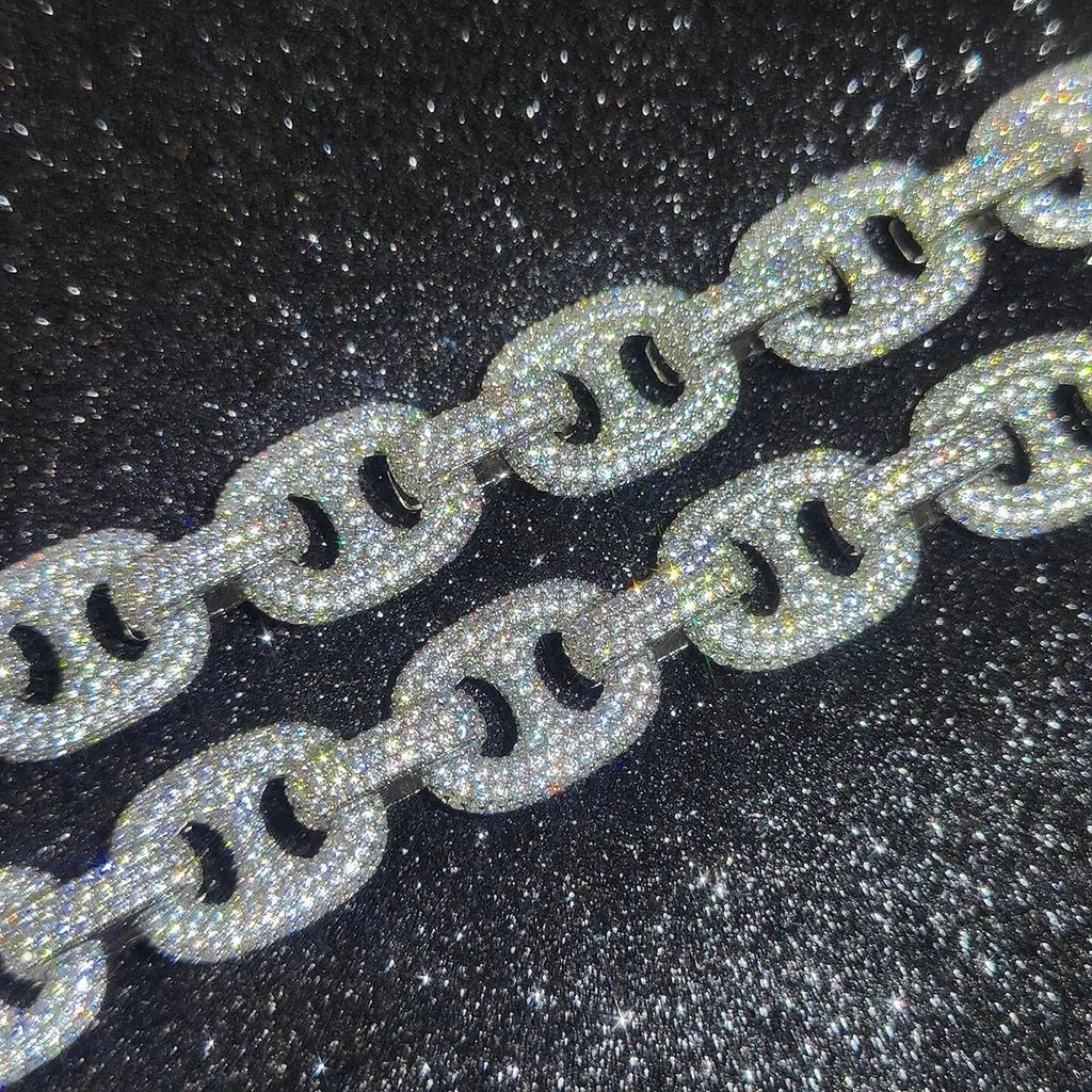 Dây chuyền 16MM CZ Miami Cuban Link Chain Bling Iced Out The Pig Nose Cuban Link LT-CZ-10009