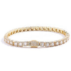 Lắc tay 5mm, CZ stone, Iced Tennis Bracelet White Gold Round Cut Diamond - RGICED - LT-CZ-10001