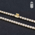 Lắc tay 5mm, CZ stone, Iced Tennis Bracelet White Gold Round Cut Diamond - RGICED - LT-CZ-10001