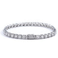 Lắc tay 5mm, CZ stone, Iced Tennis Bracelet White Gold Round Cut Diamond - RGICED - LT-CZ-10001