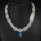 Dây chuyền 16MM CZ Miami Cuban Link Chain Bling Iced Out The Pig Nose Cuban Link LT-CZ-10009