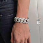 Lắc tay 2-6 hàng đá CZ, Full Diamond CZ, Bubble Cuban Bracelet Iced Out Hip Hop - LT-CZ-10002