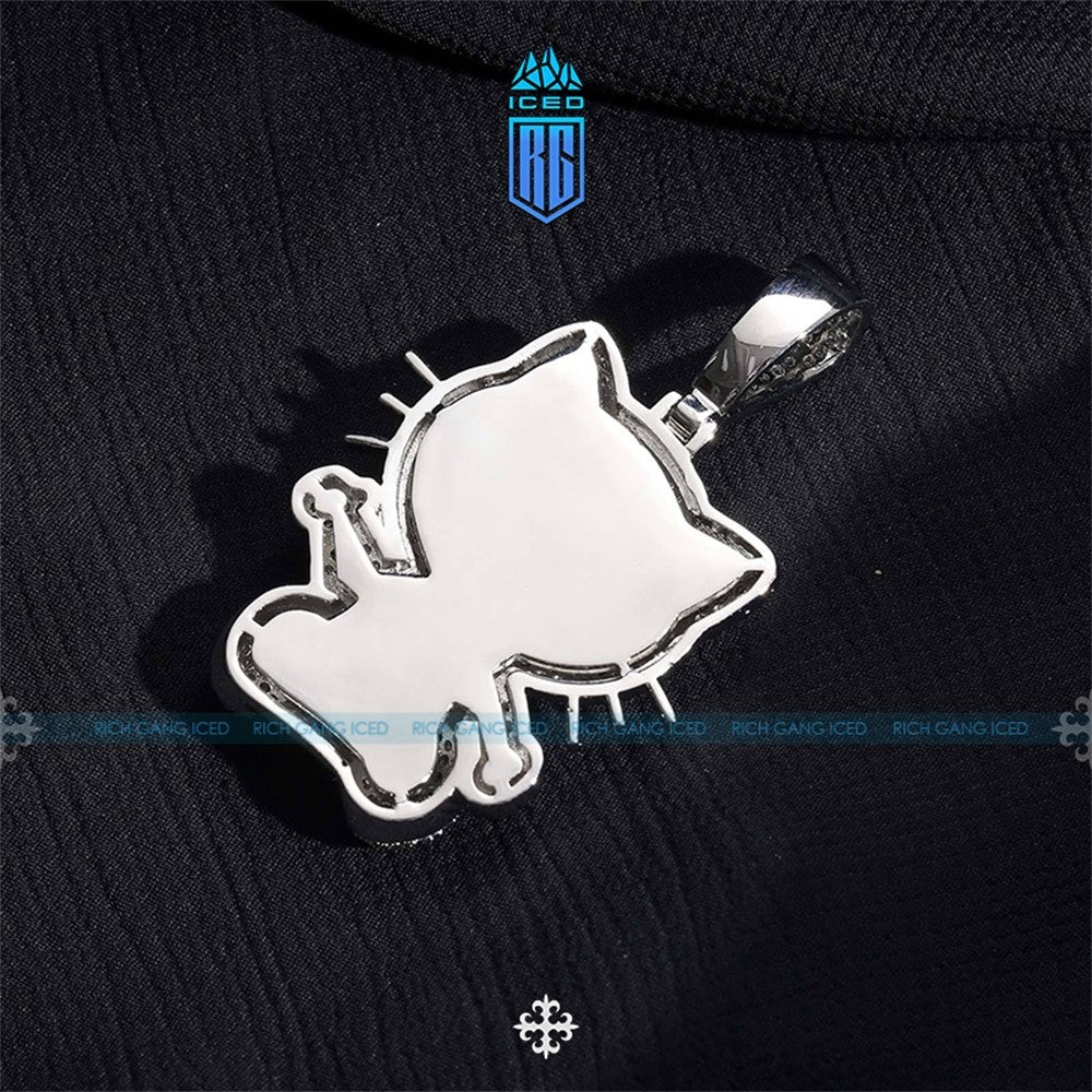 DÂY CHUYỀN HI KITTY - CUBIC ZIRCONA MẠ BẠC S925 - MDC-CZ-10011