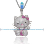 DÂY CHUYỀN HI KITTY - CUBIC ZIRCONA MẠ BẠC S925 - MDC-CZ-10011